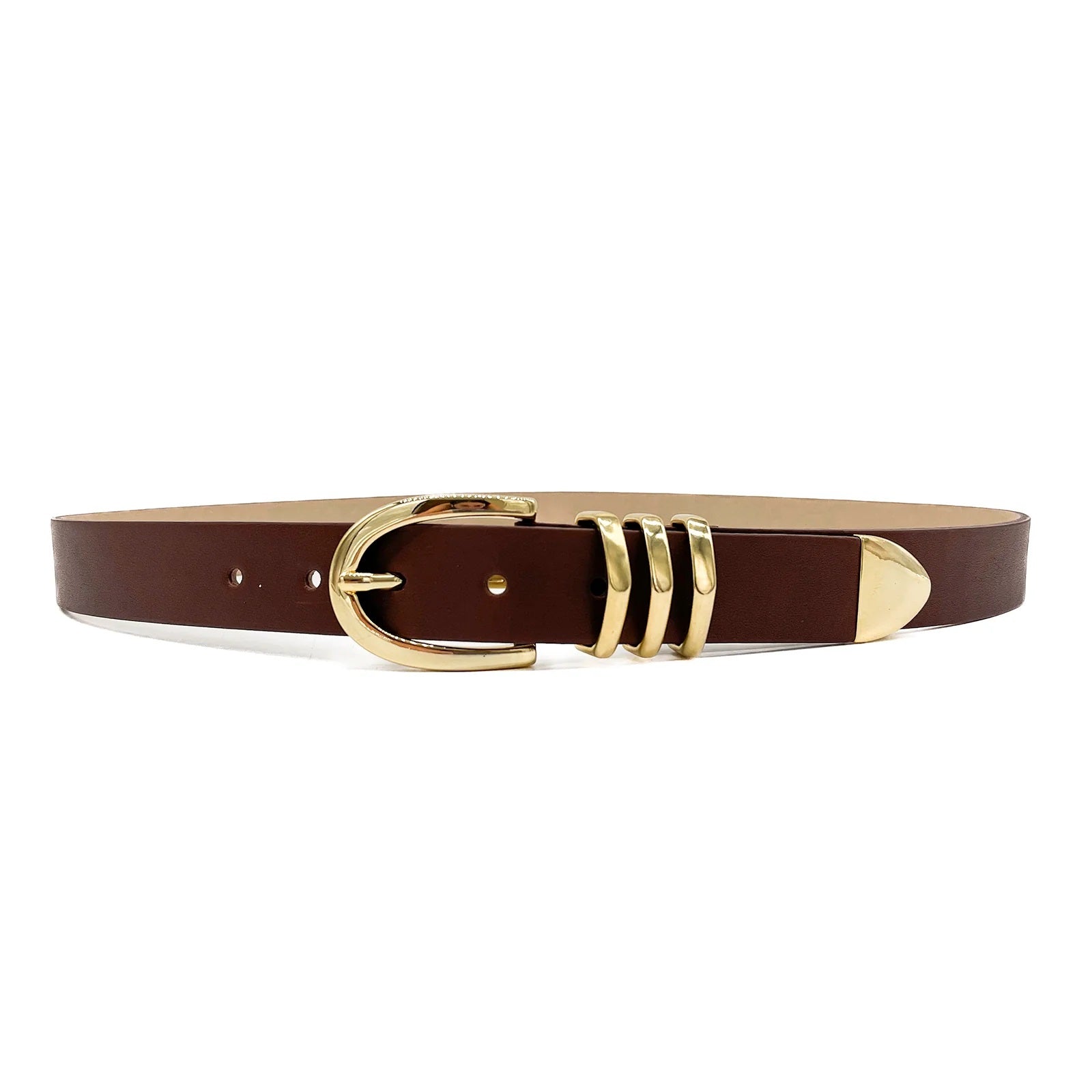 Barbara Belt Leather Cognac, M / Cognac Leather