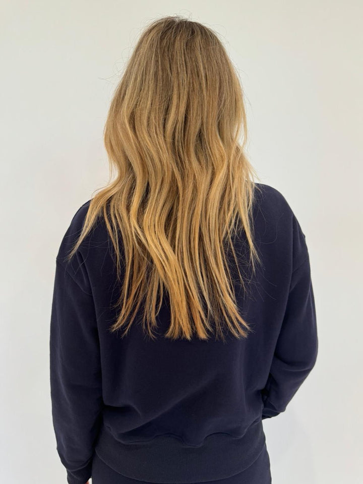 Generation Love Cambria Sweatshirt in French Navy available at Barbara Katz