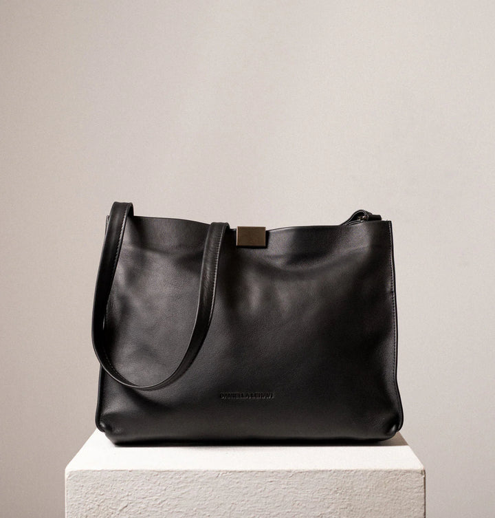 Daniella Lehavi Capri Envelope Bag in Black available at Barbara Katz