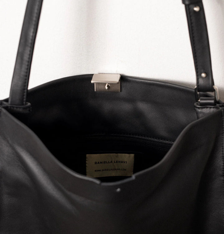 Daniella Lehavi Capri Envelope Bag in Black available at Barbara Katz