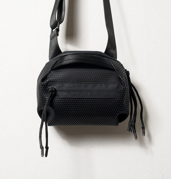 Daniella Lehavi Dani Vegan Bonnie Mini Crossbody Bag in Noir available at Barbara Katz