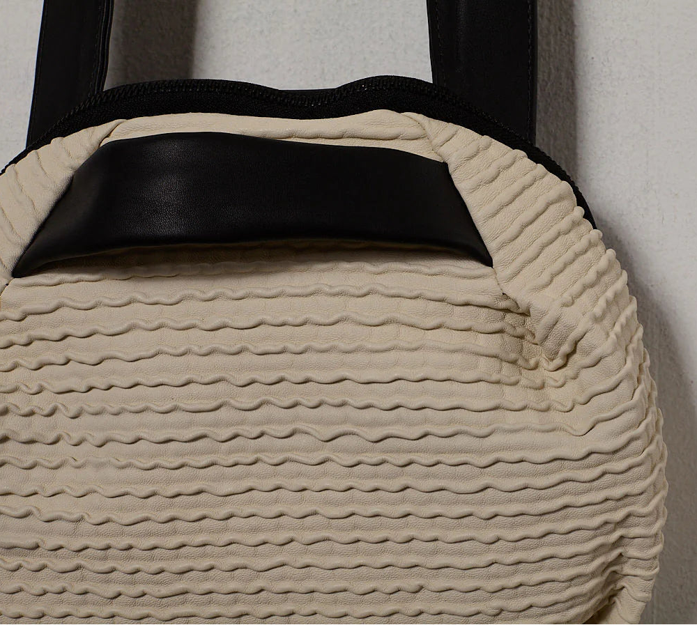 Daniella Lehavi Billie Crossbody Bag in Wavy Cream available at Barbara Katz