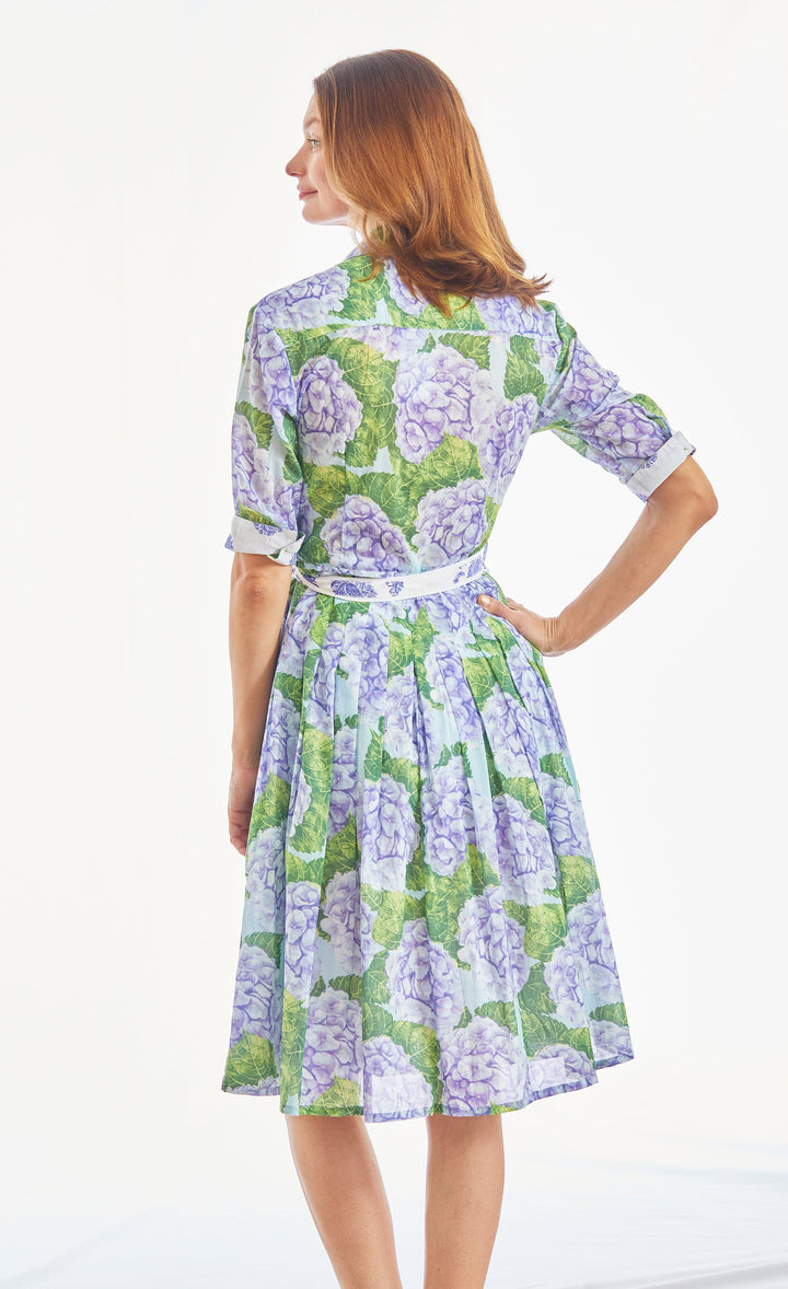 Dizzy-Lizzie Mrs Maisel Dress - Hydrangea Print available at Barbara Katz