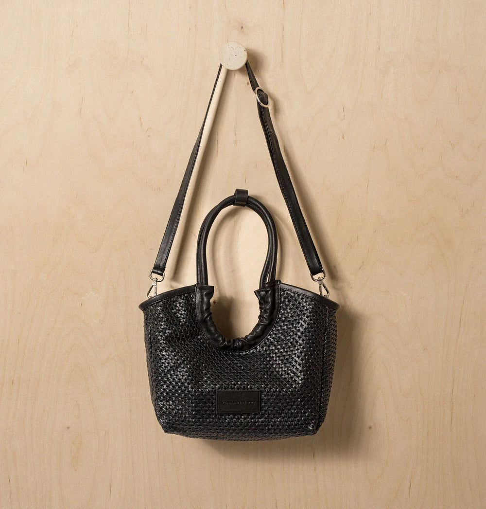 Daniella Lehavi Alba Tote Crossbody Bag in Black available at Barbara Katz