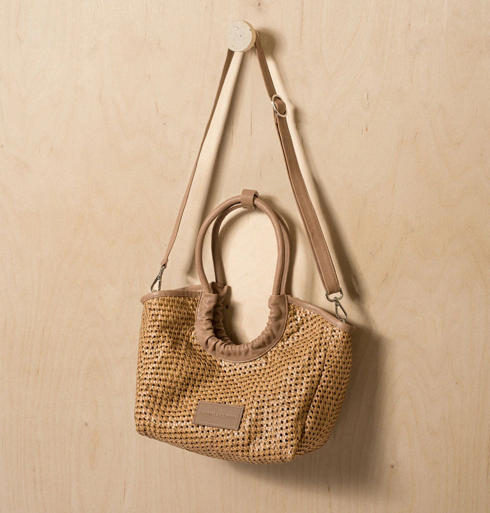 Daniella Lehavi Alba Tote Crossbody Bag in Mocca available at Barbara Katz