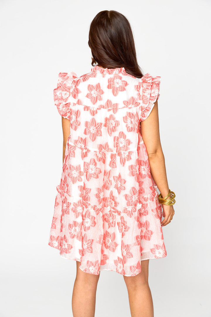 BuddyLove Aubrey Ruffle Shoulder Short Dress - Admirations