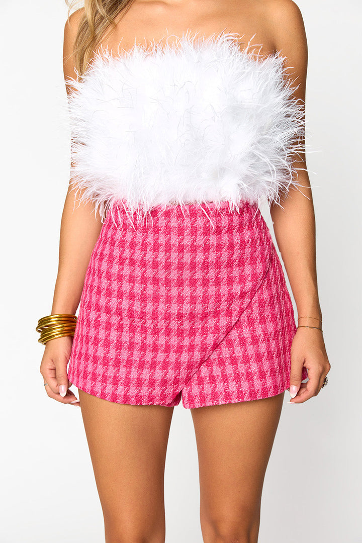 John Tweed Skort - Strawberry Cream