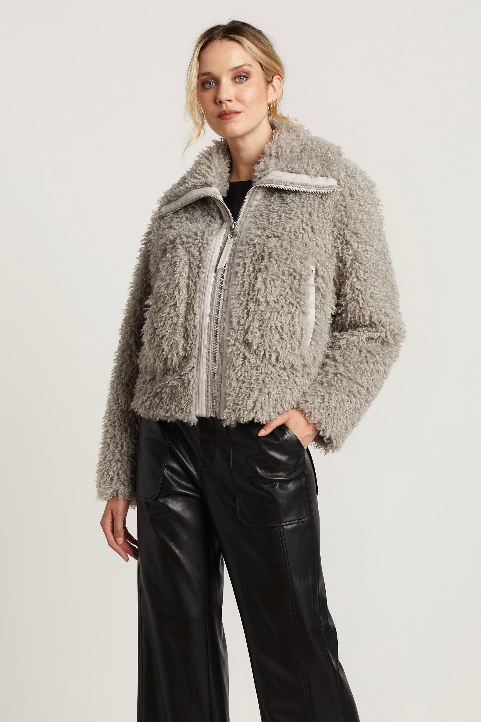 Other stories faux fur coat best sale