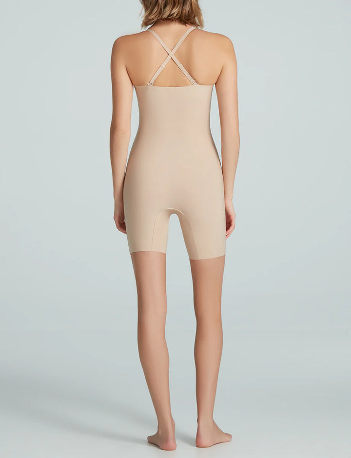 Commando Zone Smoothing Bodyshorts in Tan available at Barbara Katz