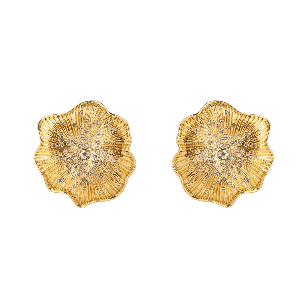 Mignonne Gavigan Christopher Stud Earrings in Gold available at Barbara Katz