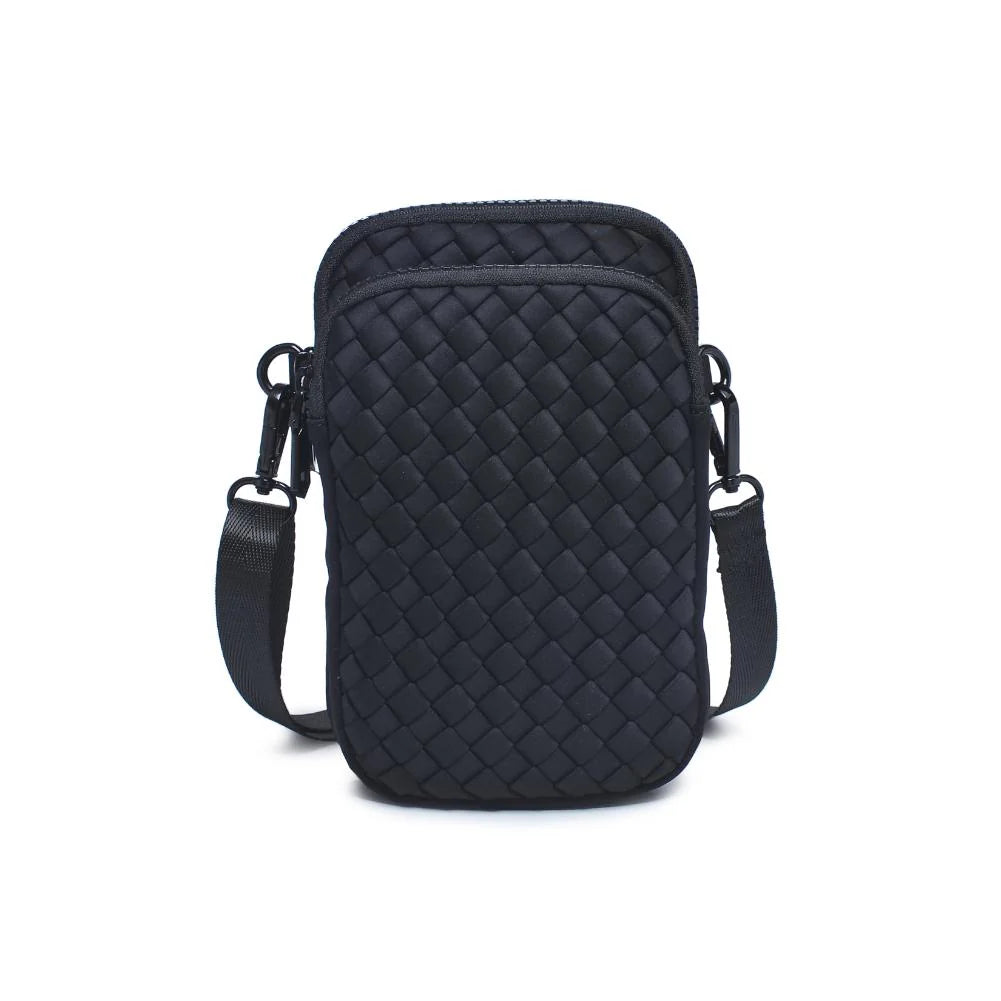 Sol and Selene Divide & Conquer Woven Crossbody - Black