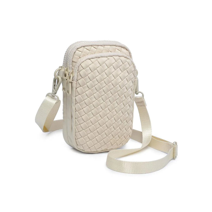 Sol and Selene Divide & Conquer Woven Crossbody - Cream