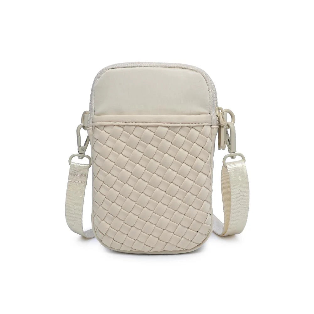 Sol and Selene Divide & Conquer Woven Crossbody - Cream