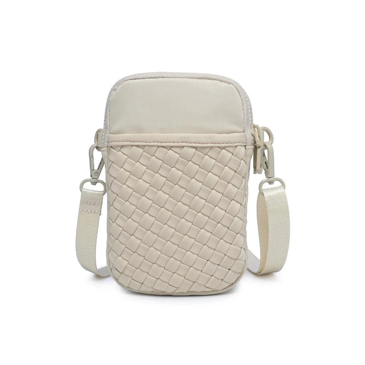 Sol and Selene Divide & Conquer Woven Crossbody - Cream