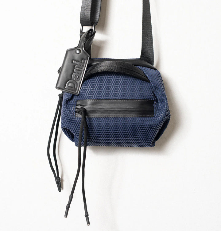 Daniella Lehavi Bonnie Mini Crossbody Bag in Navy available at Barbara Katz