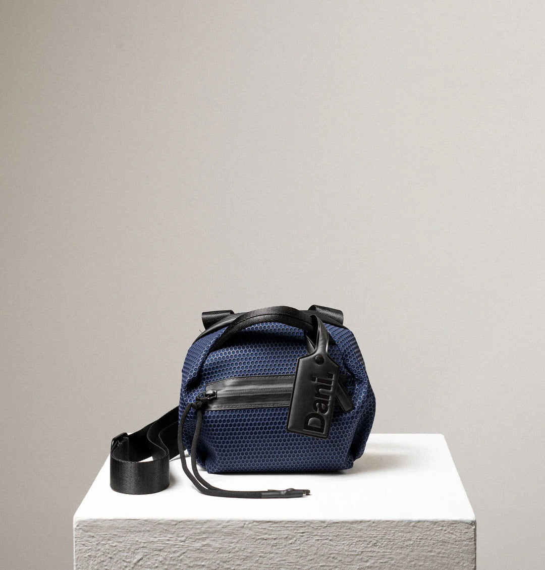 Daniella Lehavi Bonnie Mini Crossbody Bag in Navy available at Barbara Katz