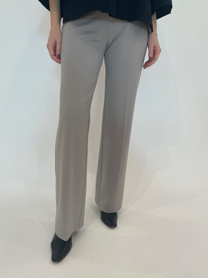 Peace of Cloth Jules Paramount Knit Pants in Gravel available at Barbara Katz