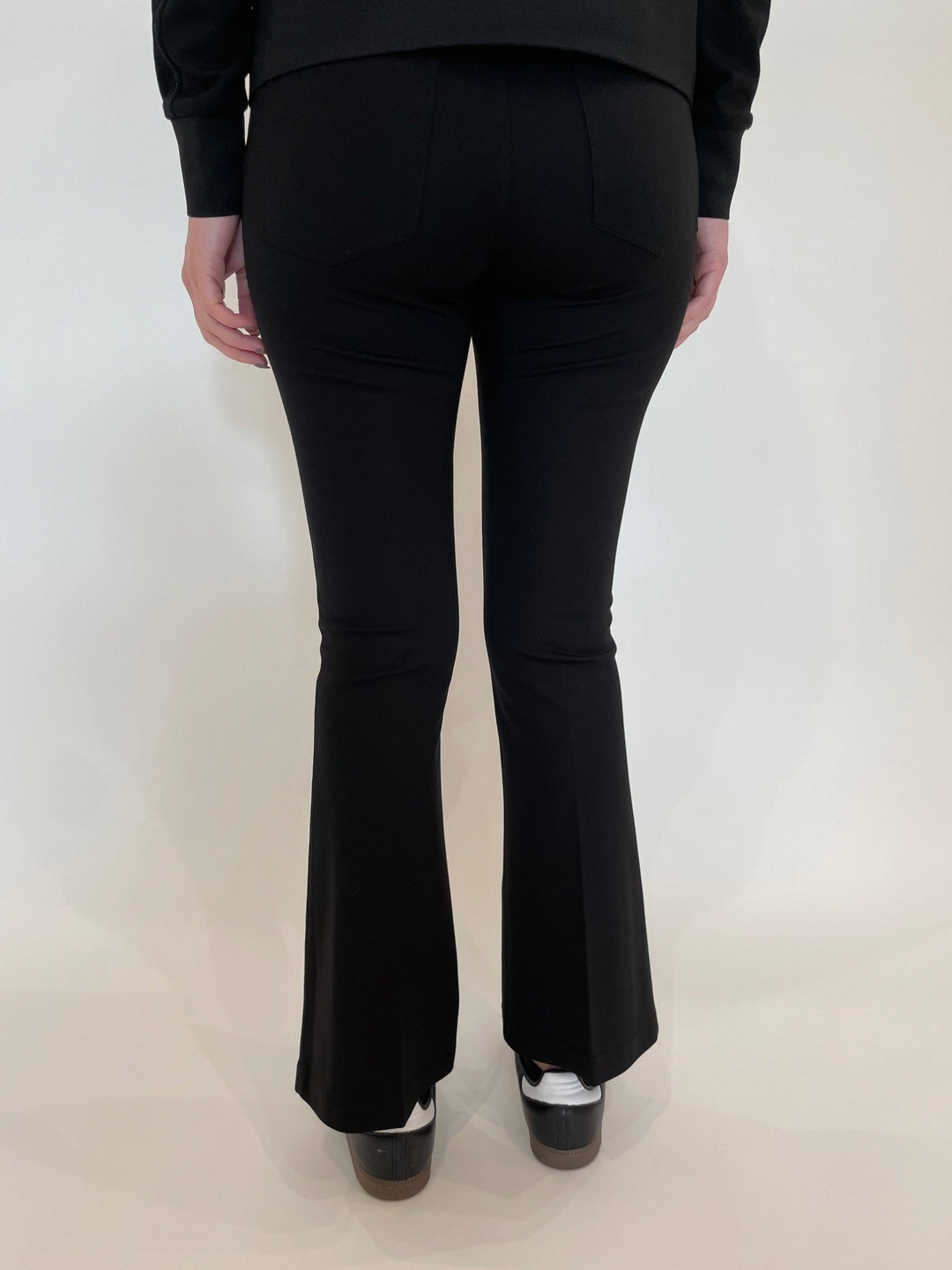 Peace of Cloth Ella Paramount Knit Pants in Black available at Barbara Katz