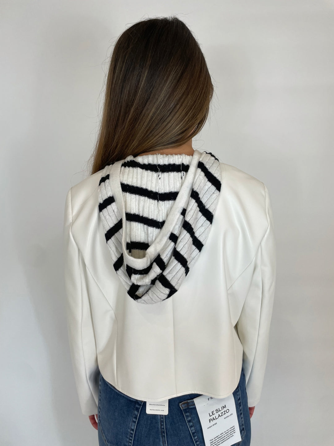 J Society Alexia Jacket in White available at Barbara Katz