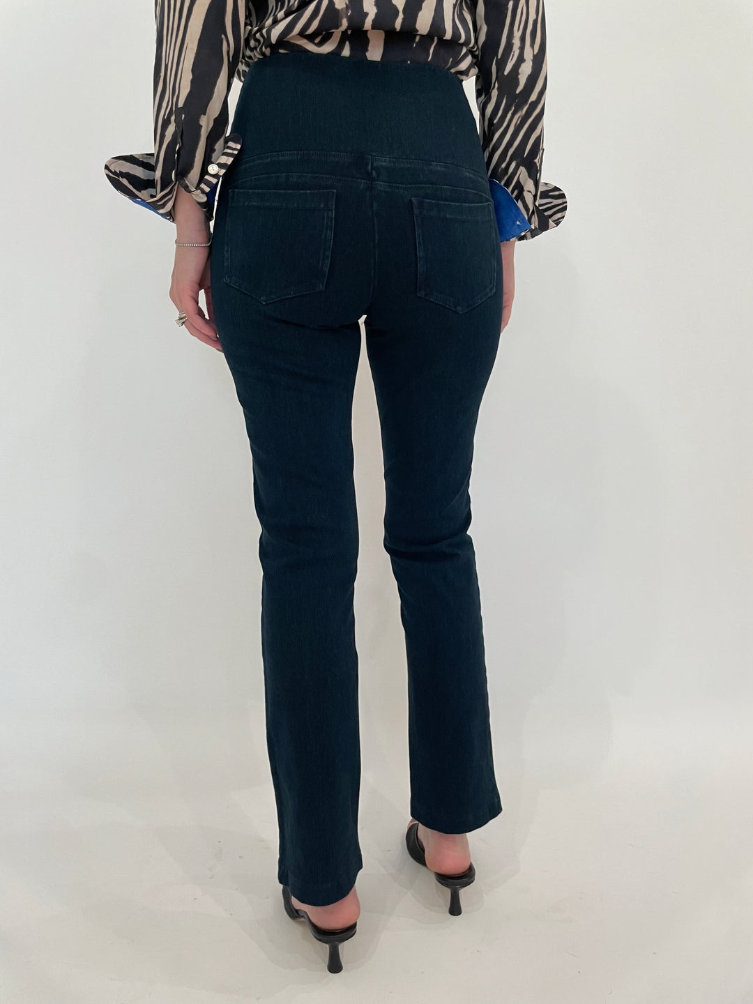 Lysse Spencer Straight Leg Denim Jeans in Indigo available at Barbara Katz