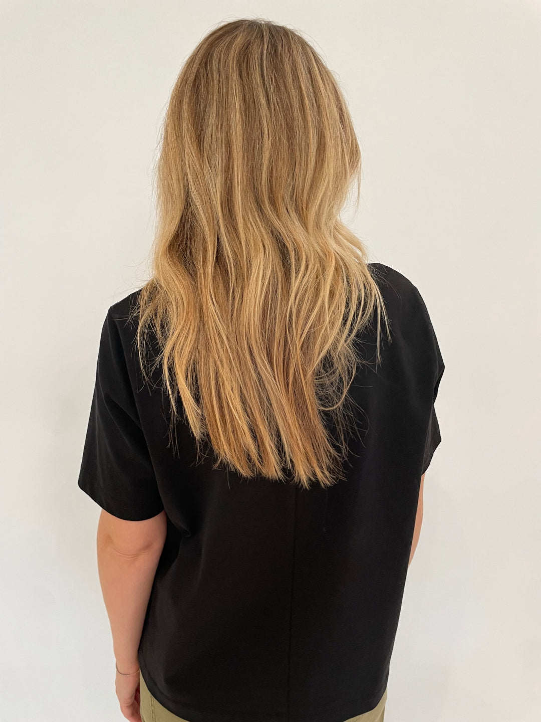 Essentiel Antwerp Galenic Embroidered T-Shirt in Black available at Barbara Katz