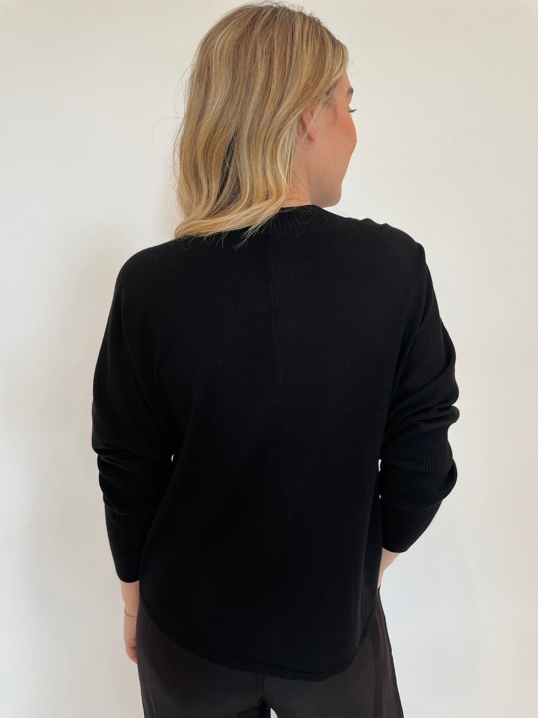 Melissa Nepton Noa Satin Combo Top in Black available at Barbara Katz