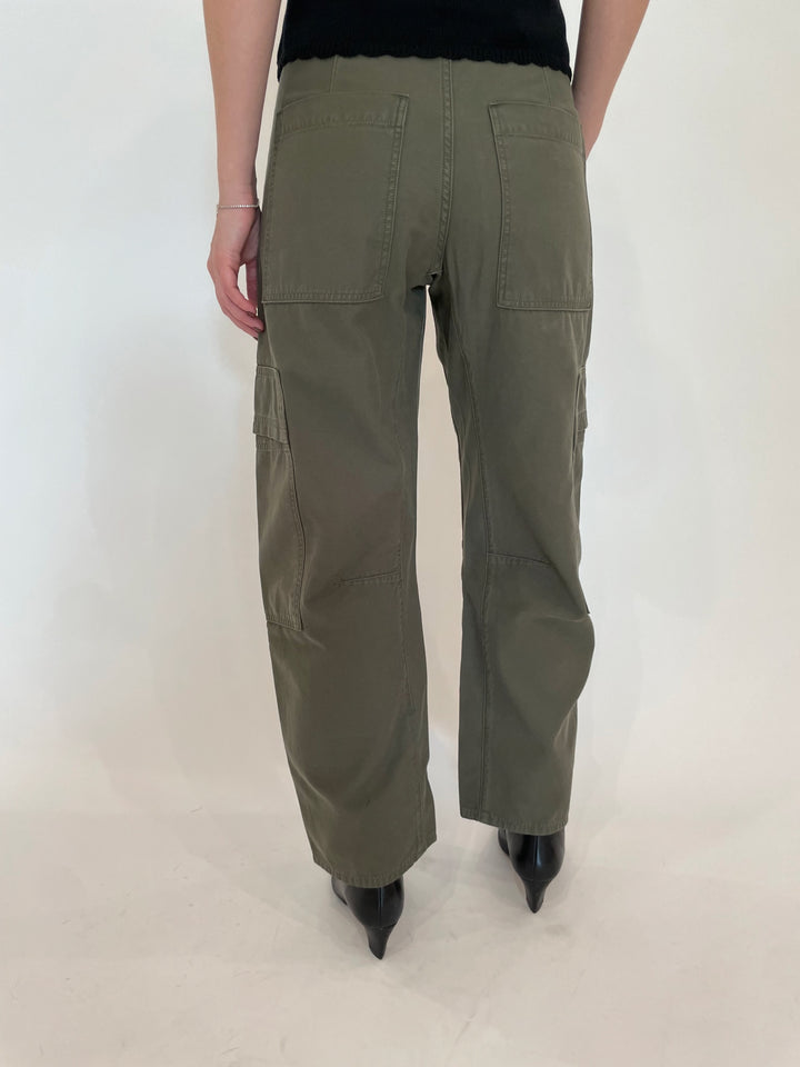 Marcelle Low Slung Easy Cargo Pants - Dogwood