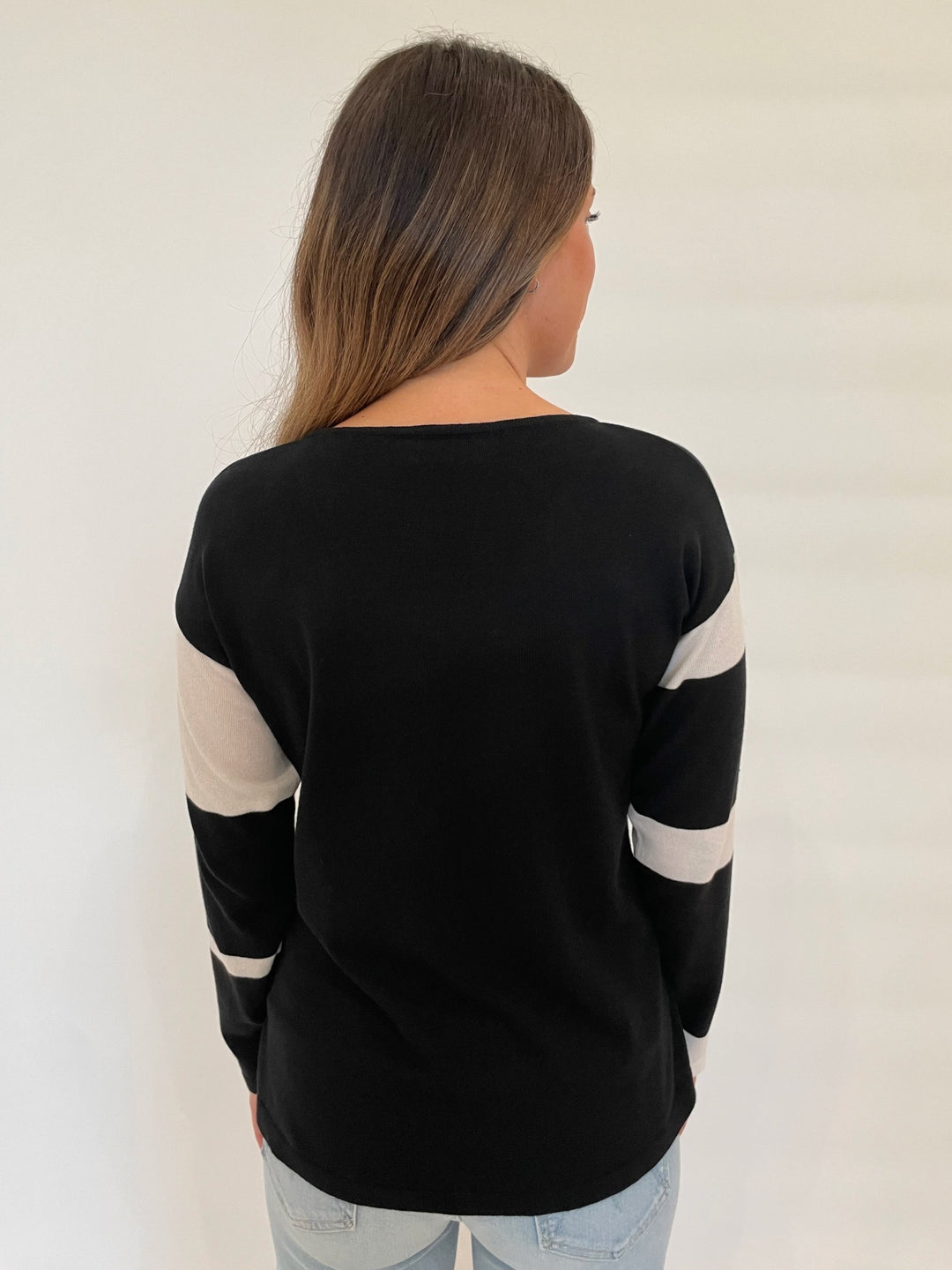 BK Arly Love Top in Black/White available at Barbara Katz