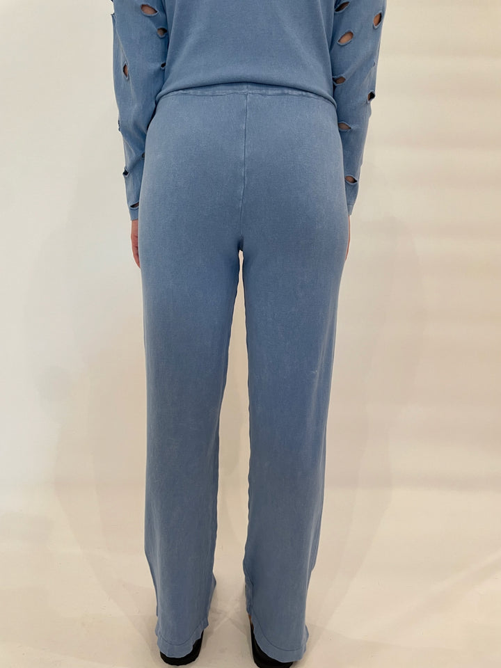 BK Leanne Hand Wash Pants in Sky Blue available at Barbara Katz