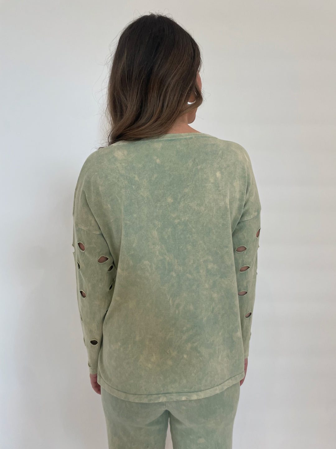 BK Lori Hand Wash Top in Pine available at Barbara Katz