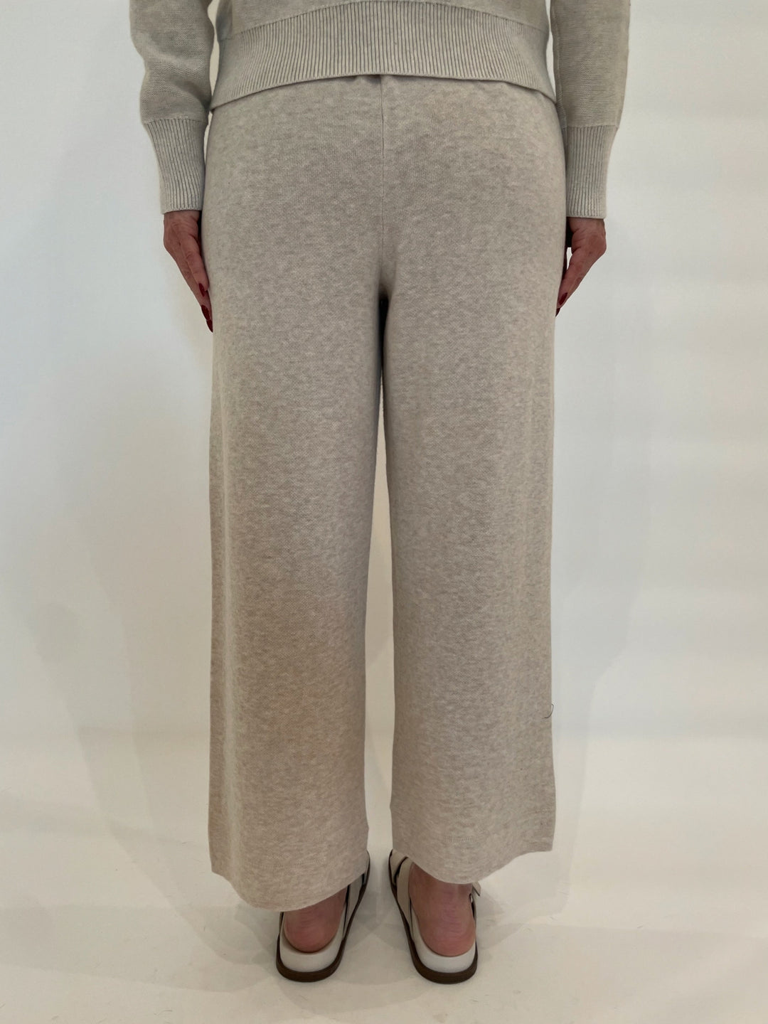 Kinross Coverstitch Crop Pants in Wicker available at Barbara Katz