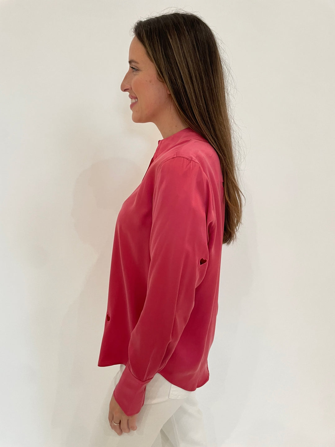 Rails Jacey Long Sleeve Shirt in Valentine available at Barbara Katz