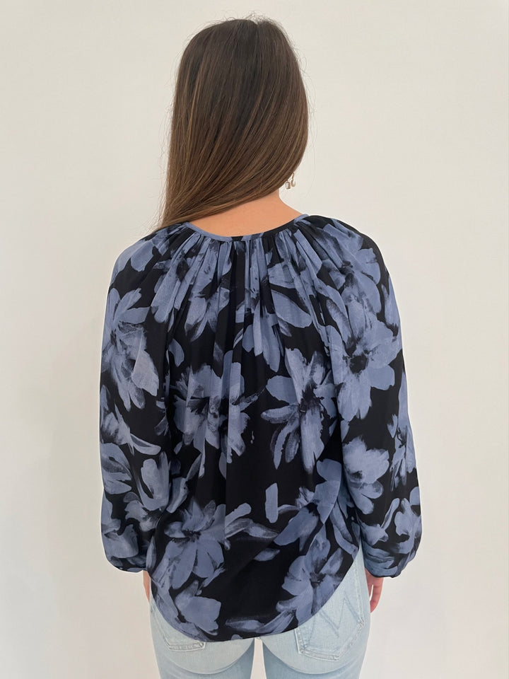 Rails Indi Floral Top in Midnight Lily available at Barbara Katz