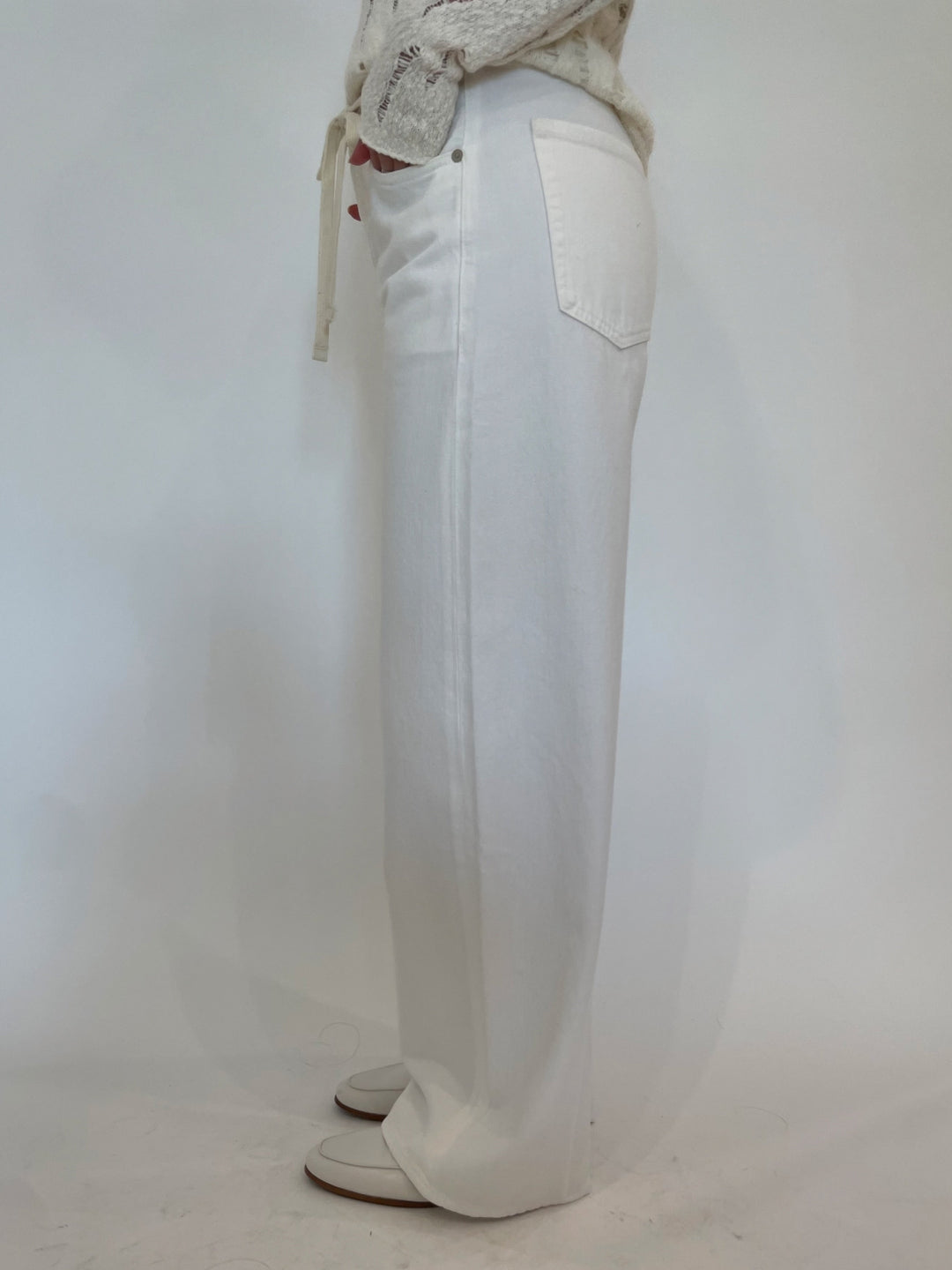 Citizens of Humanity Brynn Drawstring Trousers in Tulip available at Barbara Katz