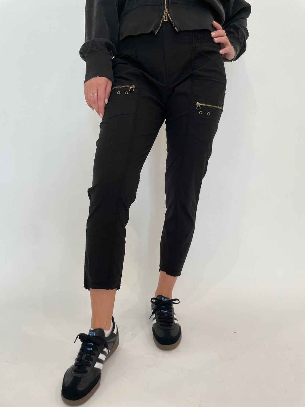 Wearables Acker Slim Pants in Black available at Barbara Katz