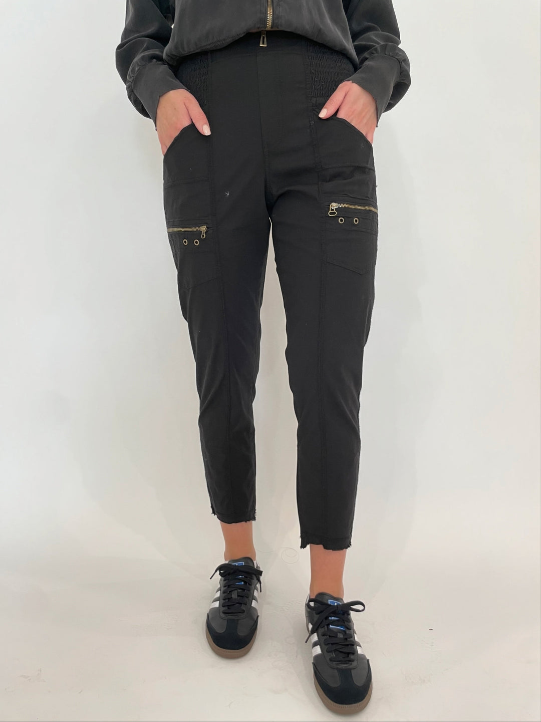 Wearables Acker Slim Pants in Black available at Barbara Katz