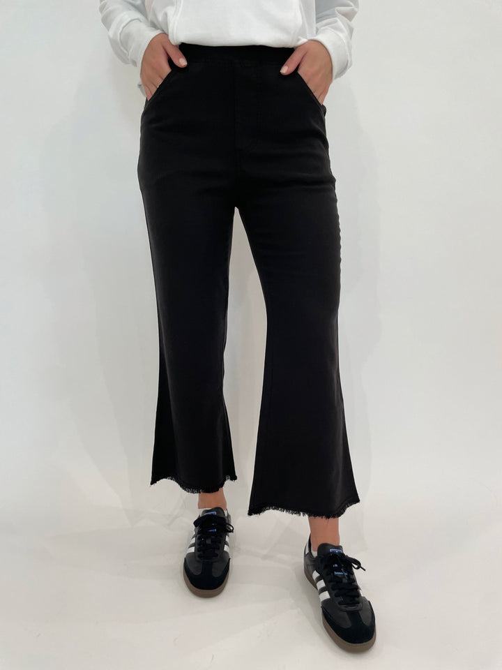 Wearables Lucy Pull-On Pants in Black available at Barbara Katz