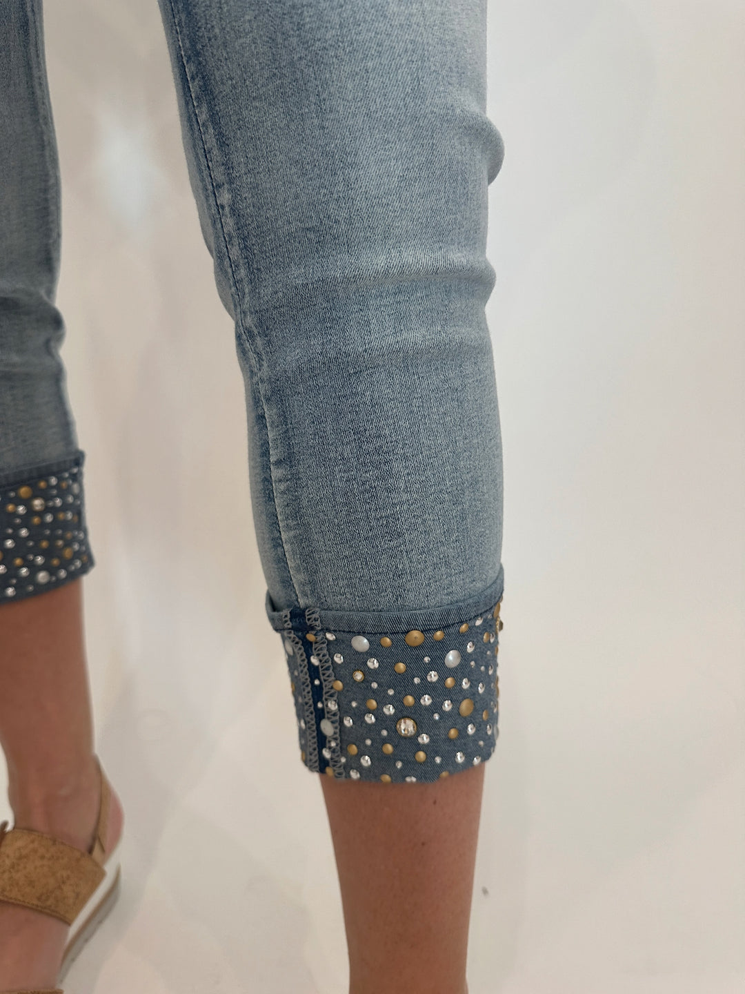 BK Yona Denim with Beads available at Barbara Katz