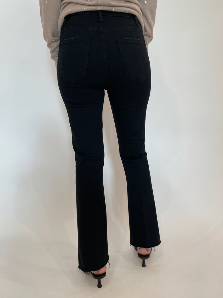 Mother The Hustler Ankle Fray Jeans in Not Guilty available at Barbara Katz