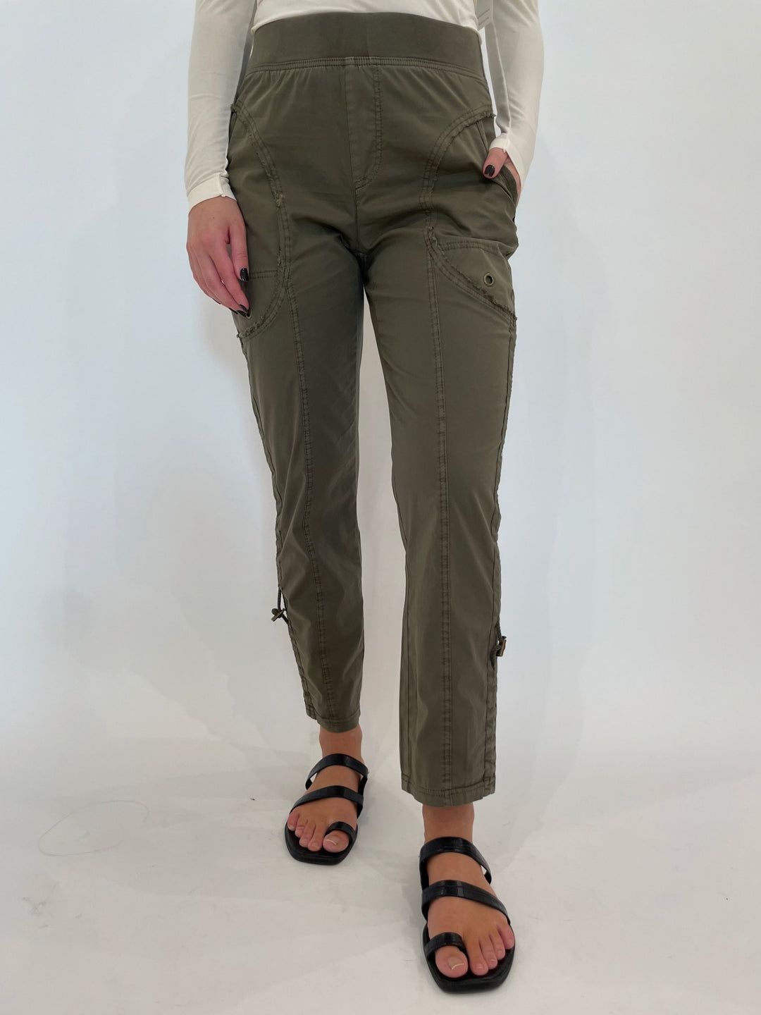 XCVI Stacey Slim Pants in Terrarium available at Barbara Katz