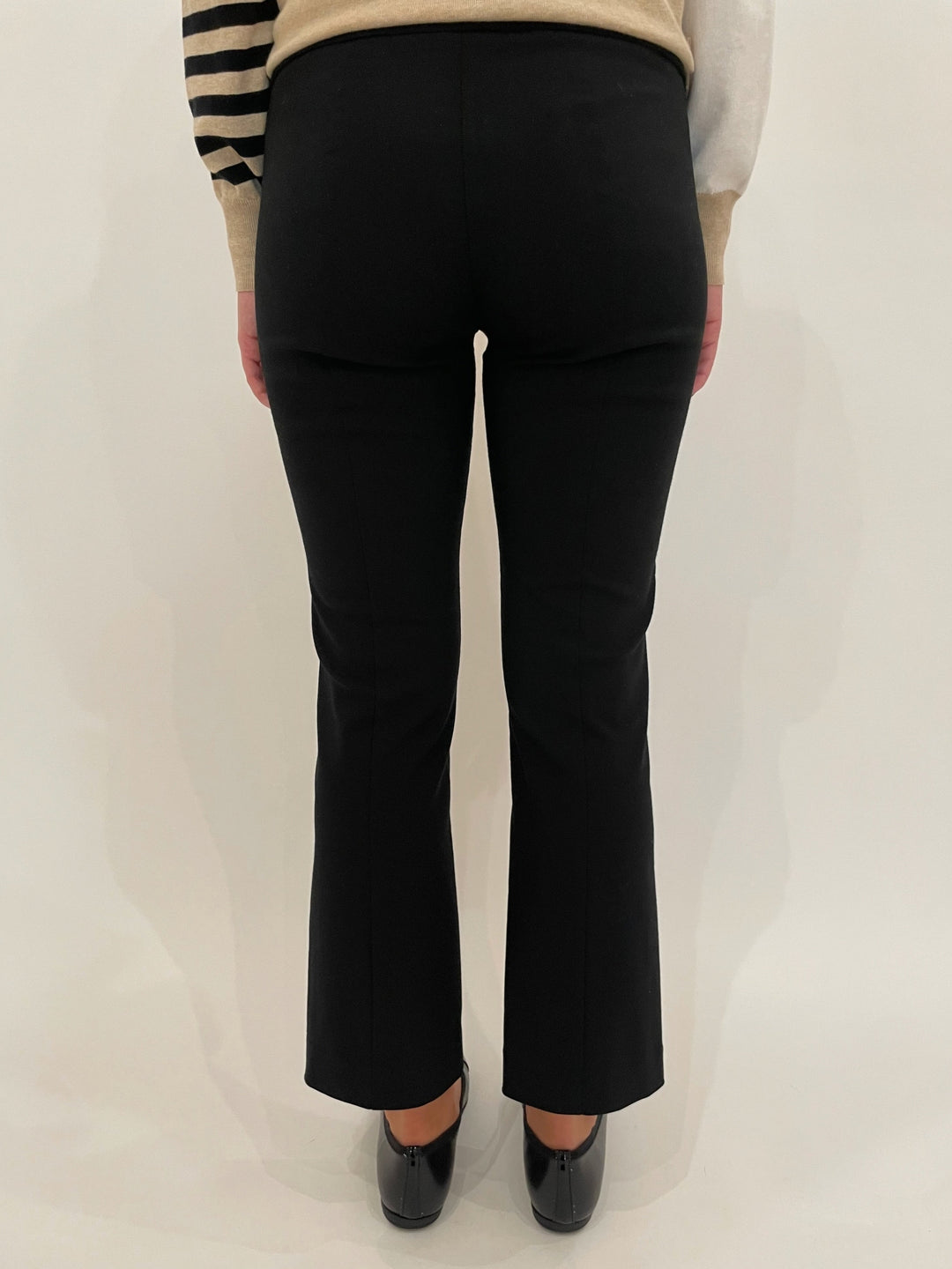 Elliott Lauren Baby Boot Pant With Patch Pocket in Black available at Barbara Katz