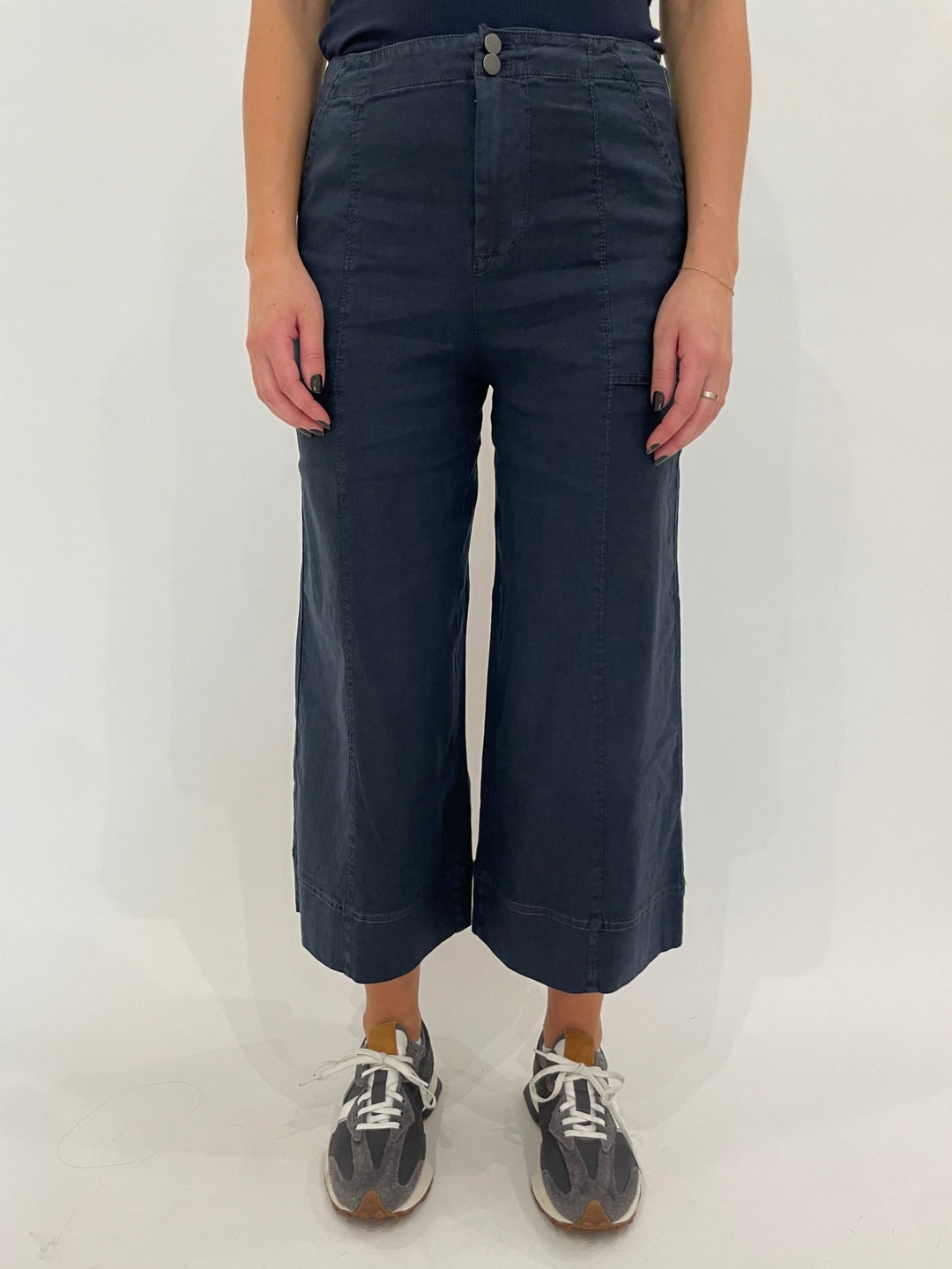 Marrakech Santorini Pants in Blue Nights available at Barbara Katz