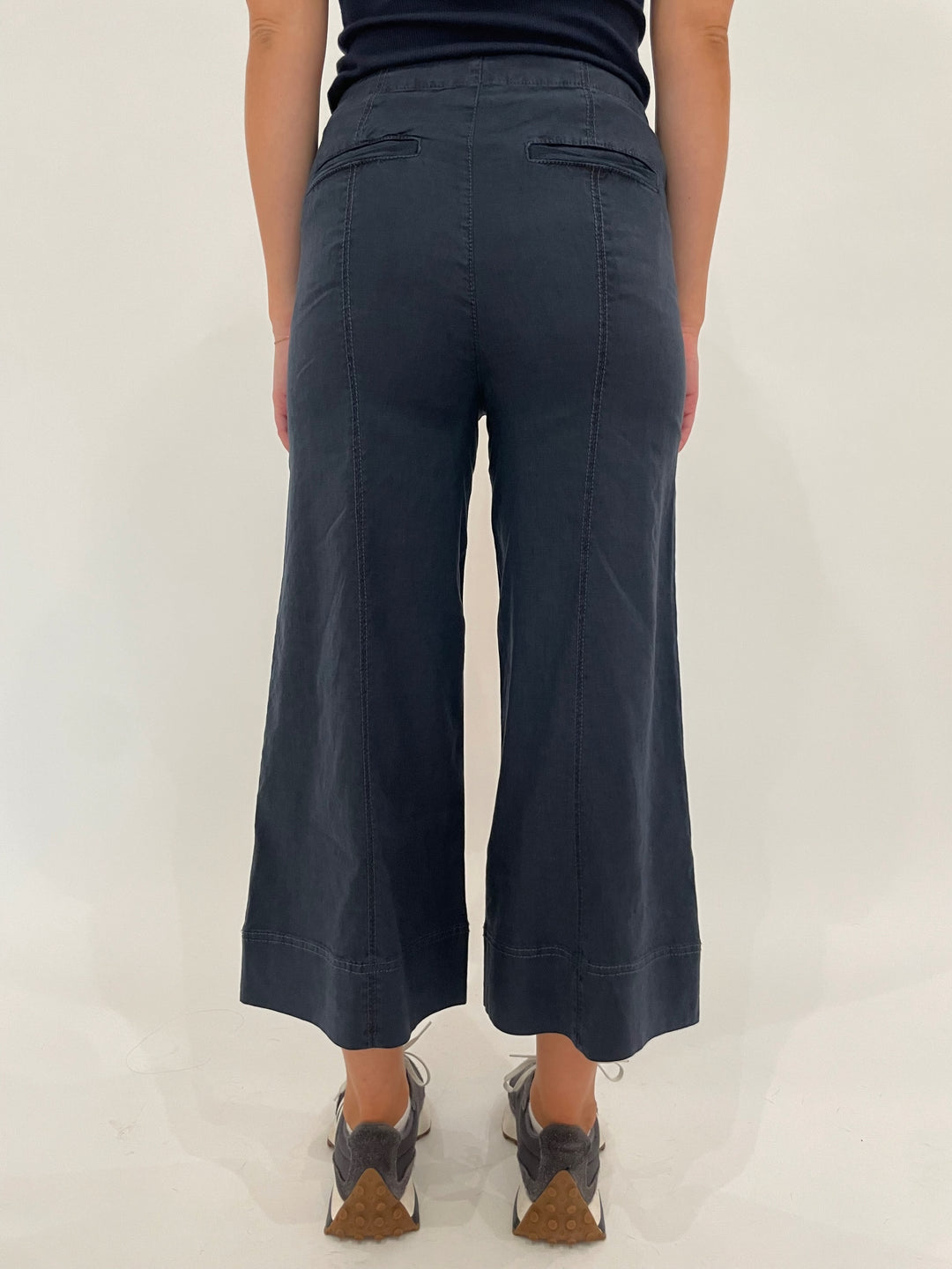 Marrakech Santorini Pants in Blue Nights available at Barbara Katz