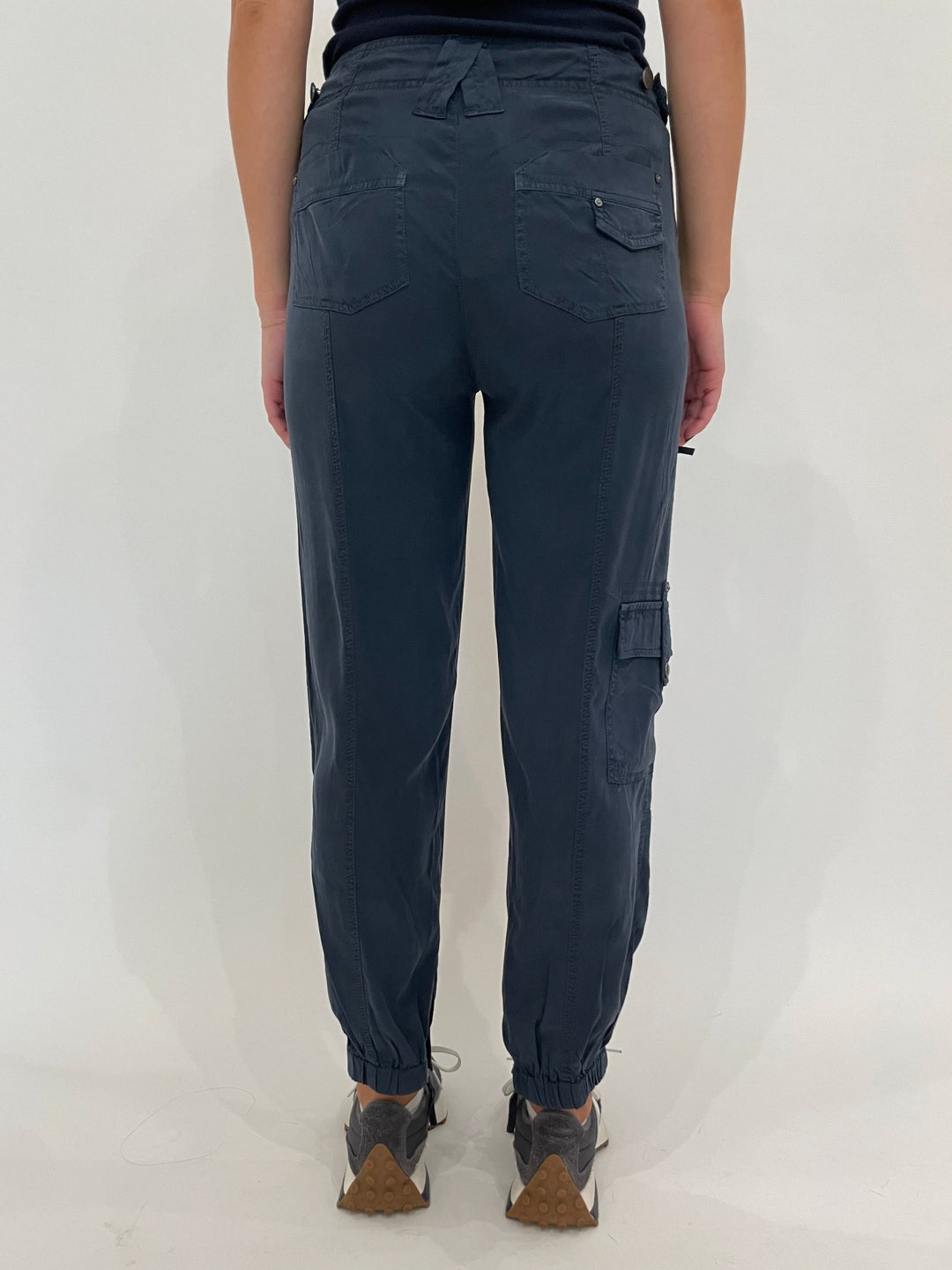 Marrakech Cabo Cupro Joggers in Blue Nights available at Barbara Katz