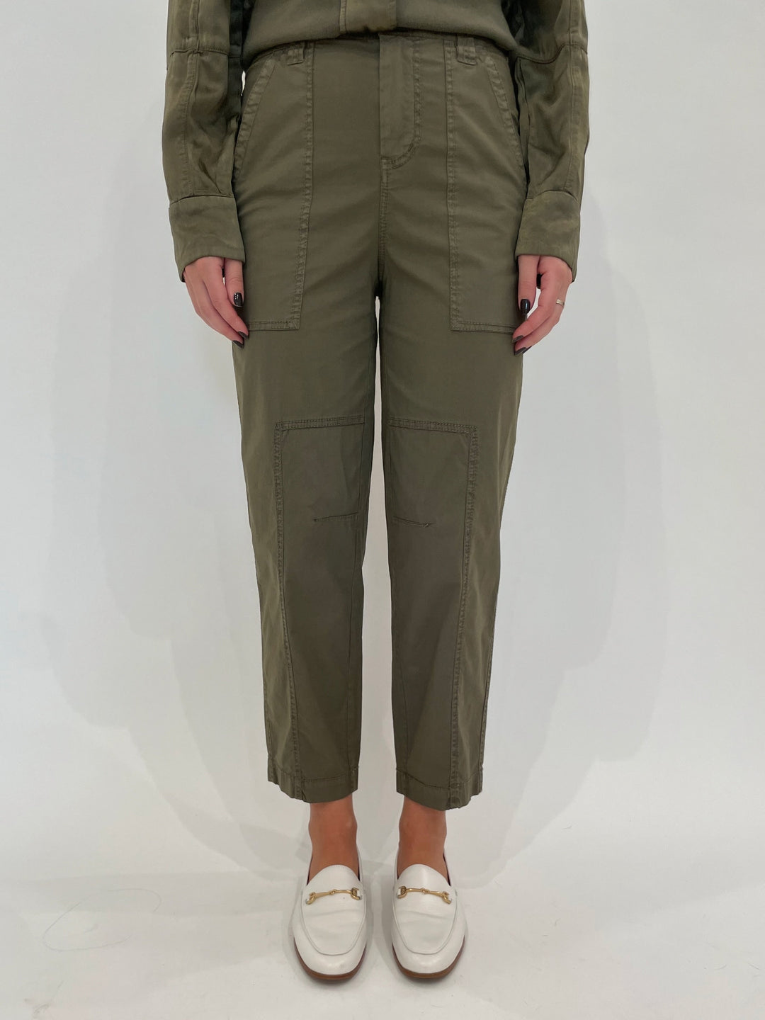 Marrakech Azure Pants in Oregano available at Barbara Katz