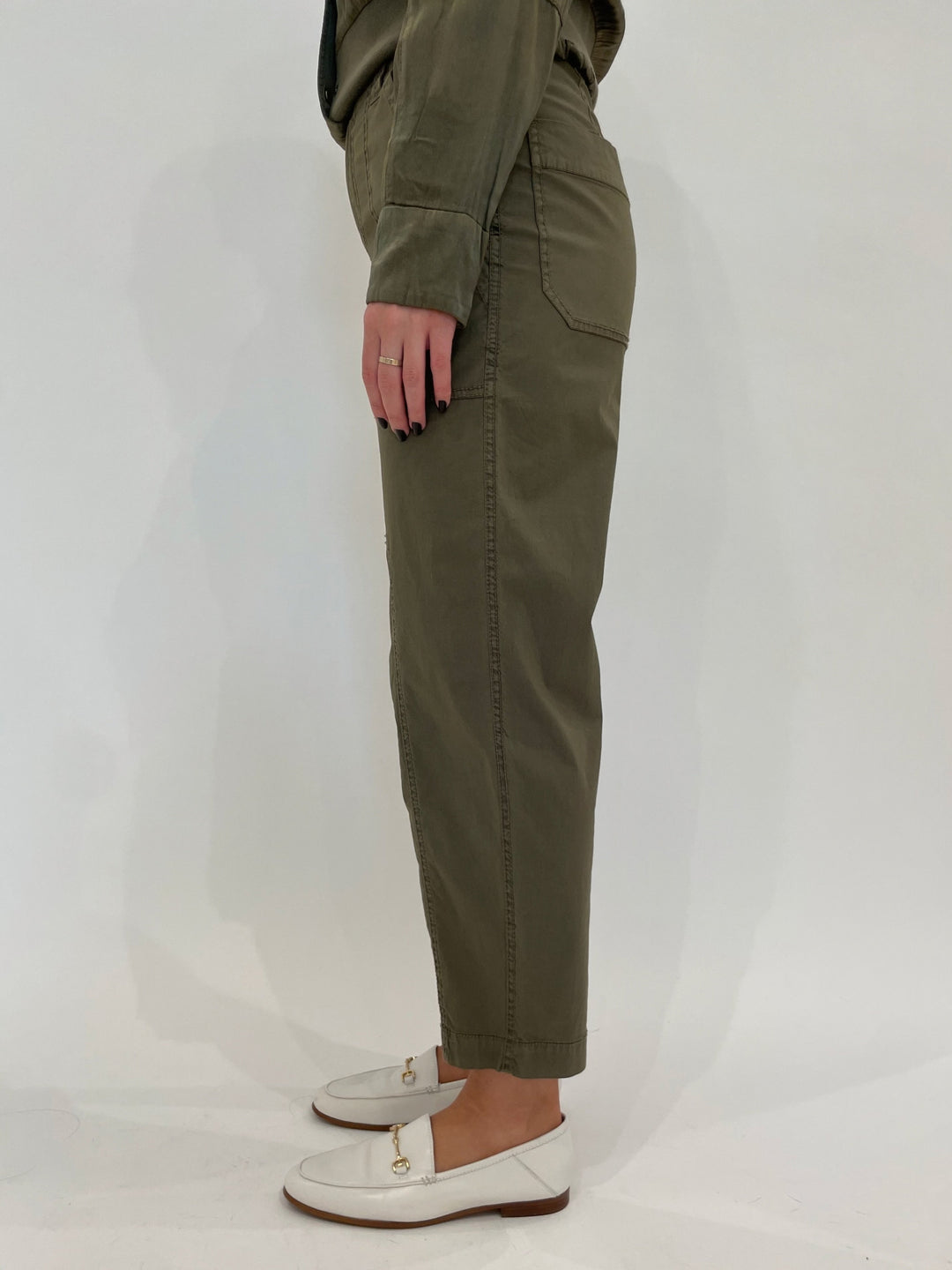 Marrakech Azure Pants in Oregano available at Barbara Katz