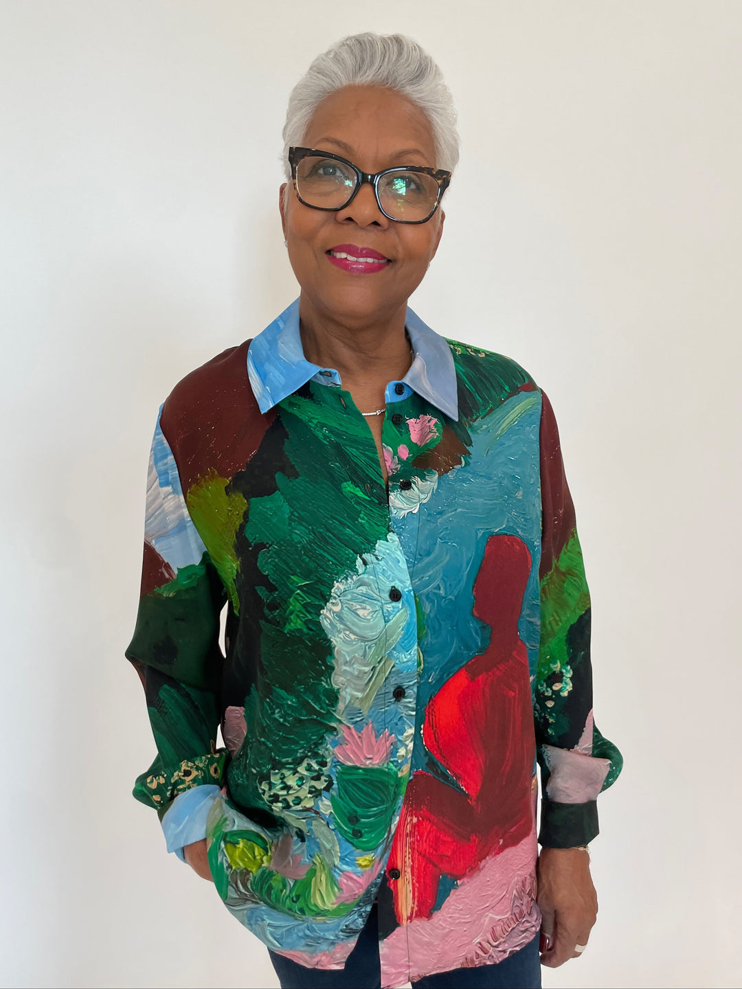 Stine Goya Summer House Long Sleeve Shirt available at Barbara Katz