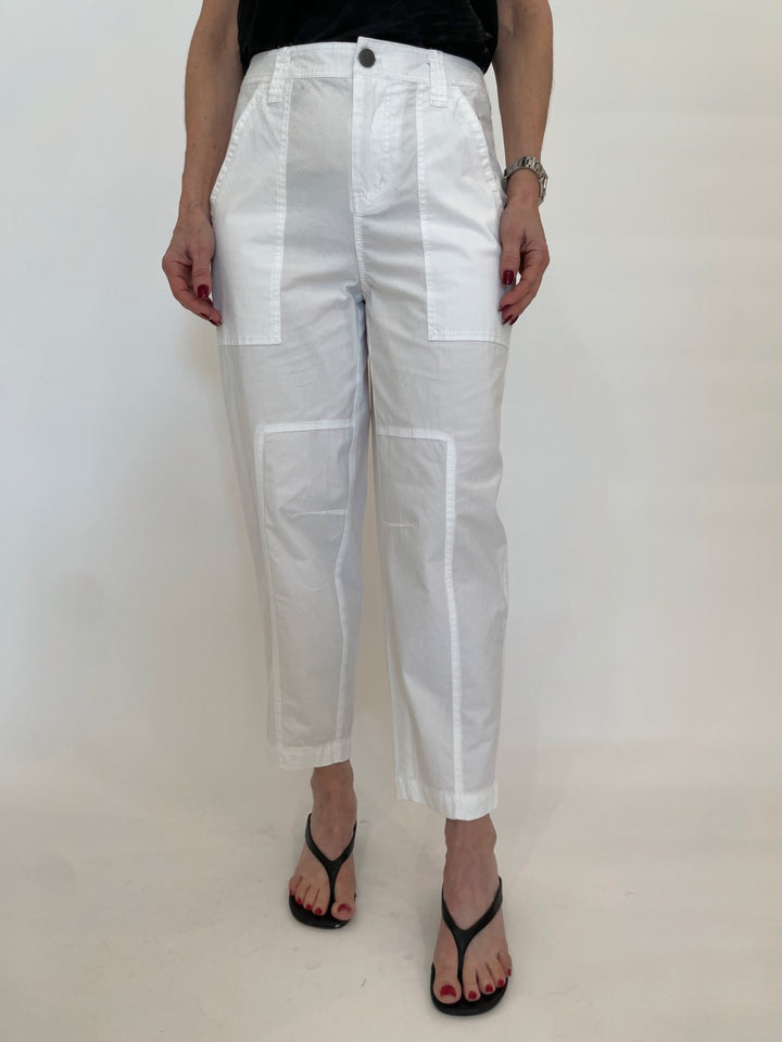 Marrakech Azure Pants in White available at Barbara Katz