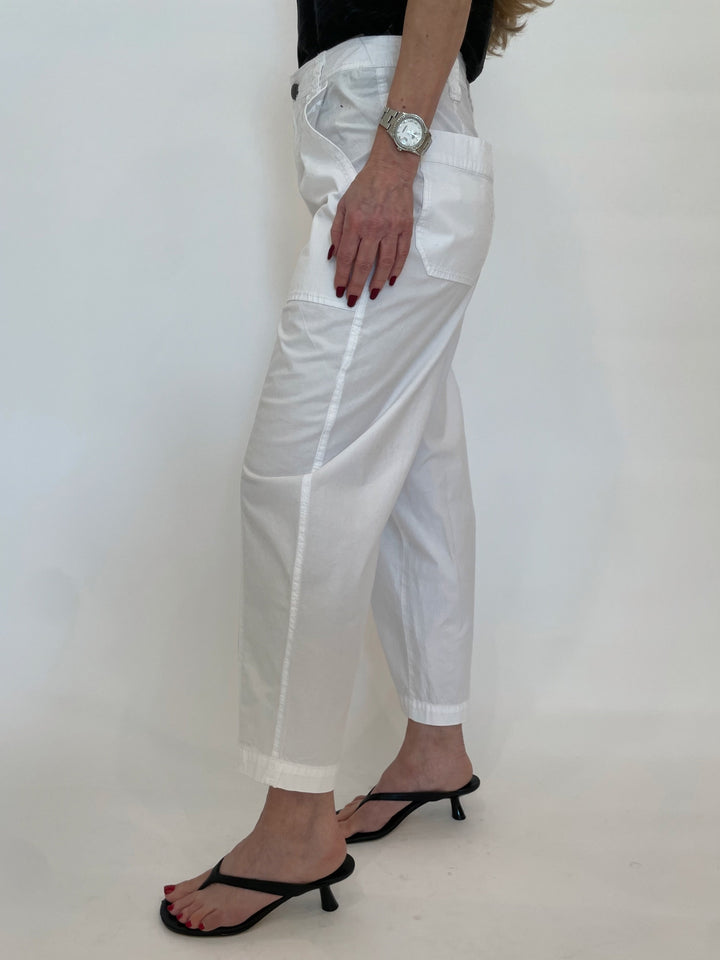 Marrakech Azure Pants in White available at Barbara Katz