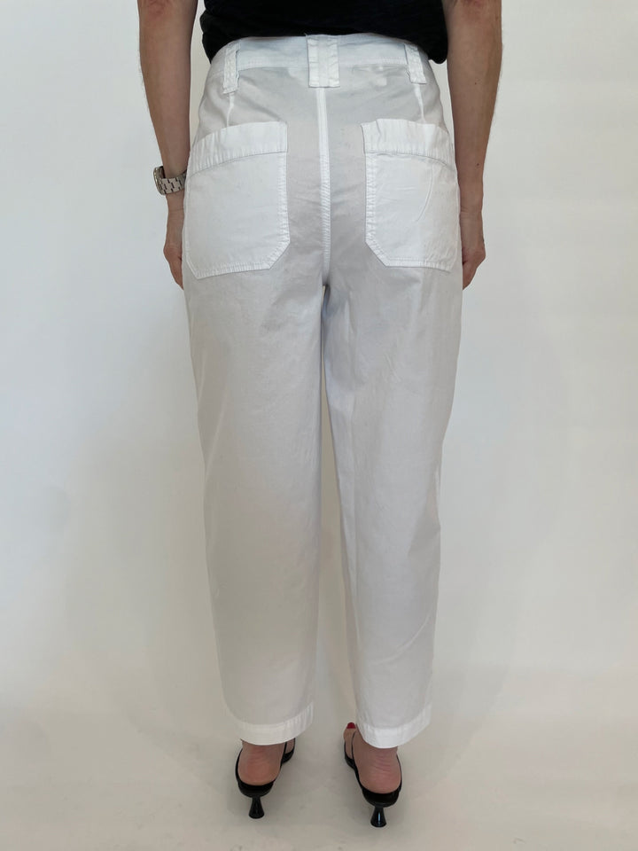 Marrakech Azure Pants in White available at Barbara Katz